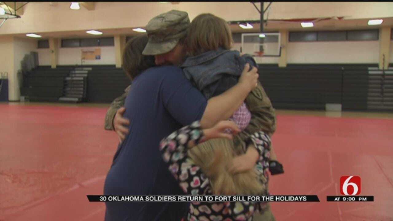 Soldiers Return To Fort Sill From Afghanistan