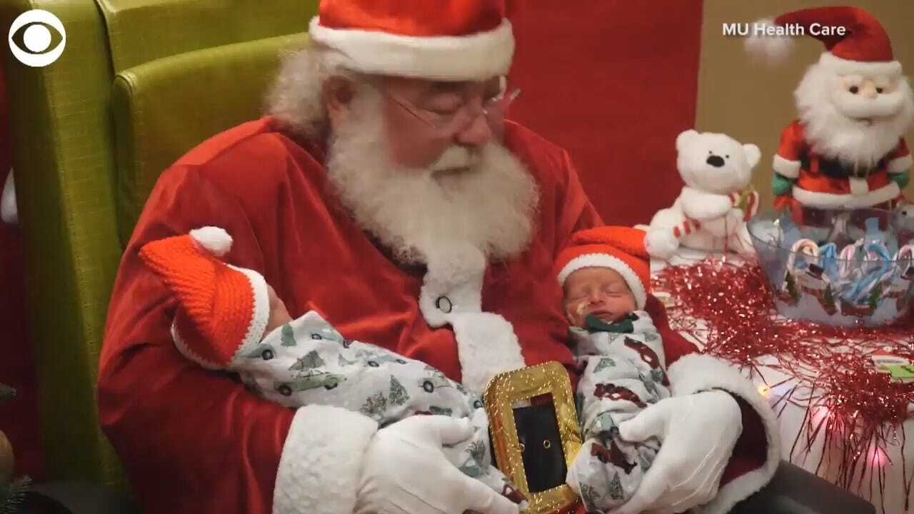 WATCH: Santa Stopped By To Spread Holiday Cheer At A Hospital's NICU