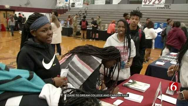 Tulsa McLain Students Take Part In Dare To Dream College, Career Fair