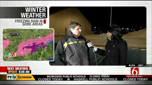 City Of Tulsa Prepared For Winter Storm's Arrival