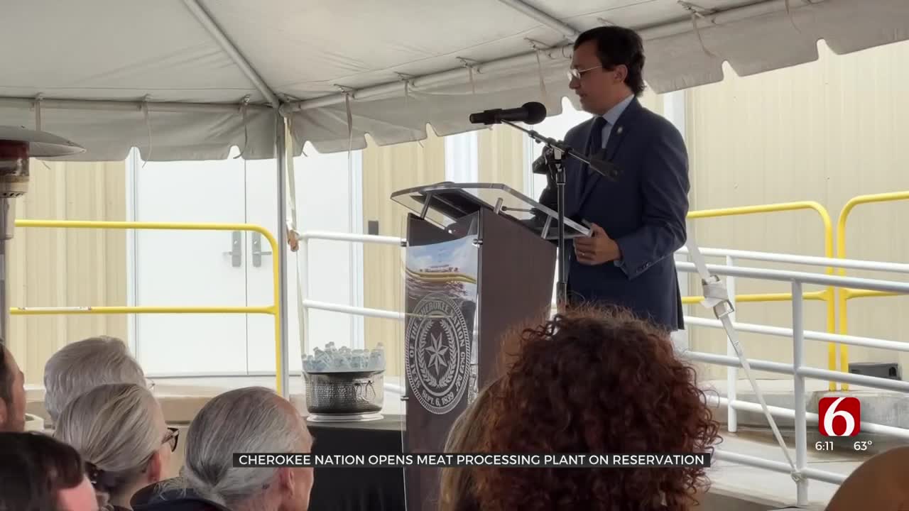 Cherokee Nation Opens Meat Processing Plant On Reservation
