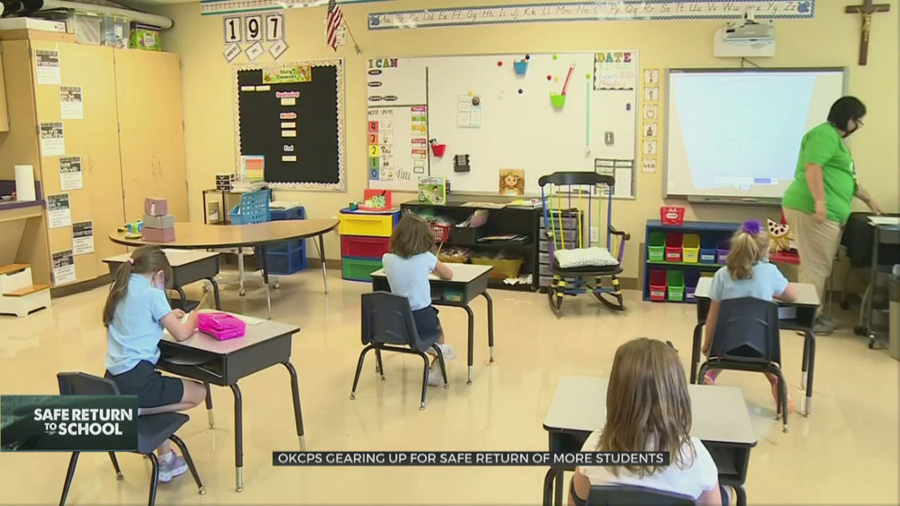 OKCPS Gearing Up For Safe Return To In-Person Class For More Students 
