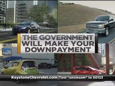 Keystone Chevrolet: Government Down Payment