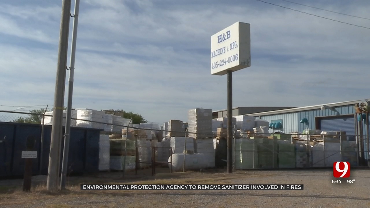 Hand Sanitizer Involved In Chickasha Fires To Be Removed By Environmental Protection Agency