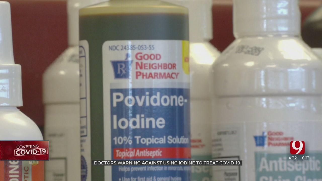 Local Pharmacist Warns Oklahomans Against Unapproved Iodine Ingestion For Treating COVID-19