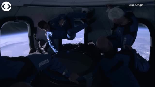 WATCH: Blue Origin Crew Experiences Zero Gravity
