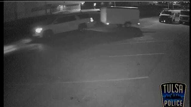 WEB EXTRA: Surveillance Video Of Trailer Theft Posted On TPD's YouTube Page