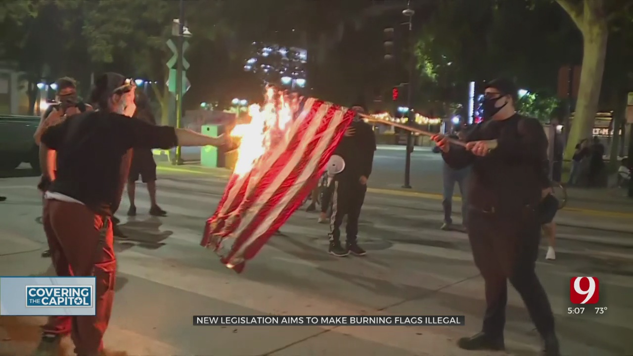 New Legislation Aims To Make Burning Flags Illegal