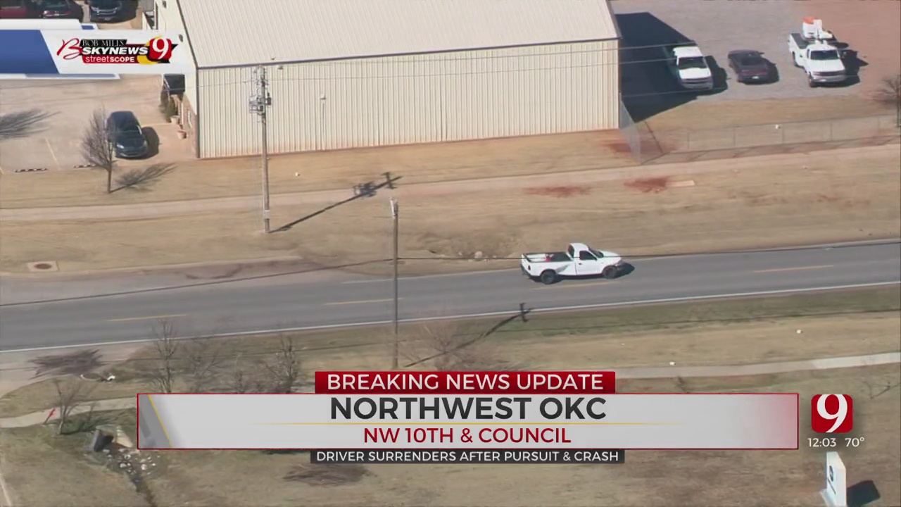 Law Officers Detain Driver After Chase In NW OKC