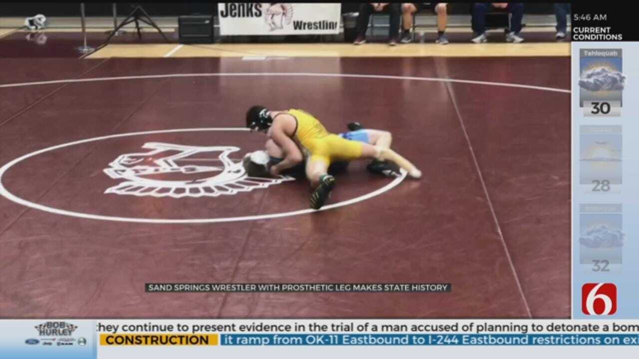 Sand Springs Wrestler Places At Historical Tournament Appearance