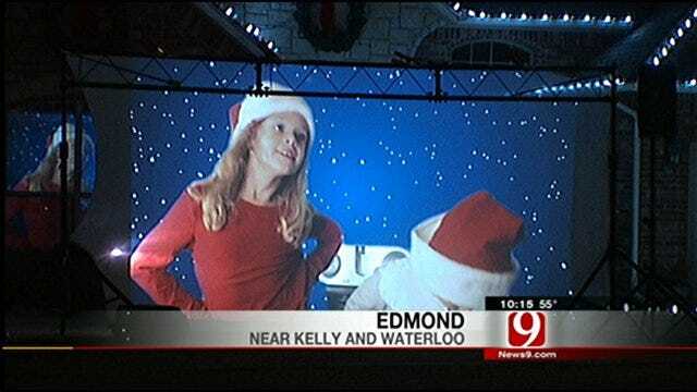 Edmond Family Creates Lights Display With Nearly 15,000 Lights, Big Screen