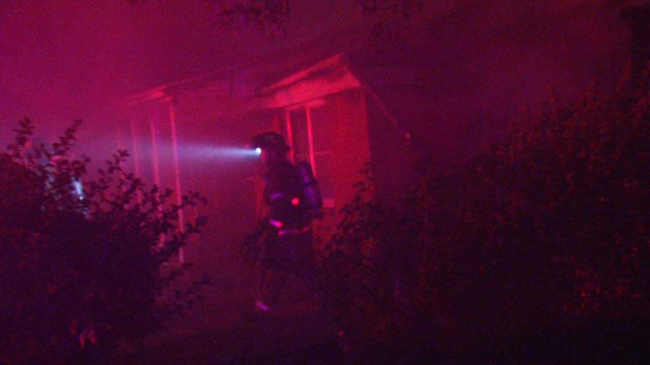 Dave Davis Reports On Tulsa House Fire