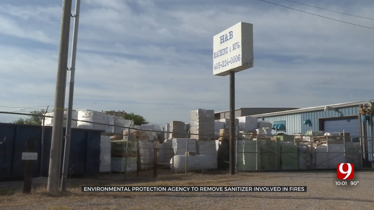 EPA To Remove Sanitizer Involved In Chickasha Fires