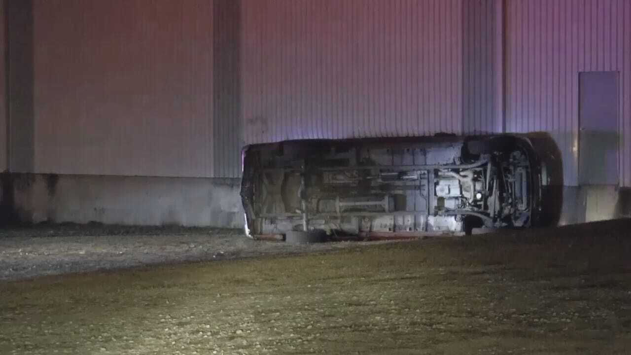 WEB EXTRA: Tulsa Pursuit Ends In Crash
