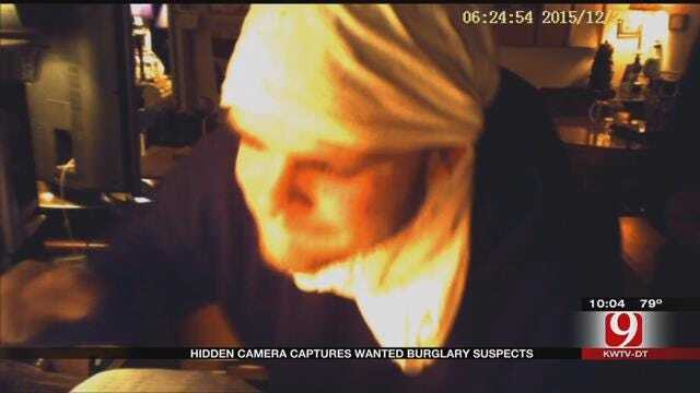 Hidden Camera Captures Burglars Rummage Through Edmond Store
