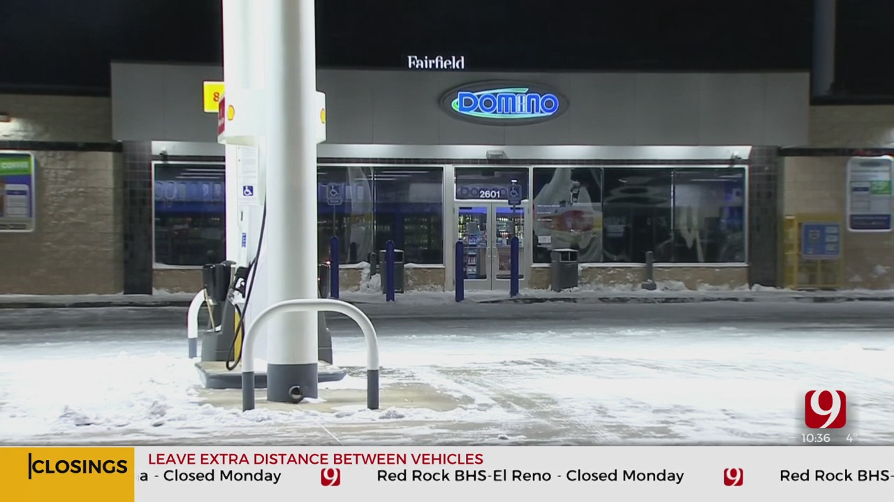 Winter Storm Forces El Reno Businesses To Close