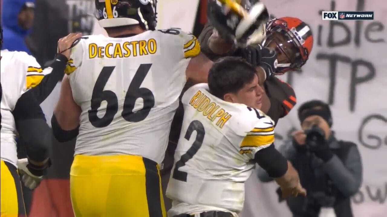 Mason Rudolph Fined $50,000 For Role In Steelers-Browns Brawl