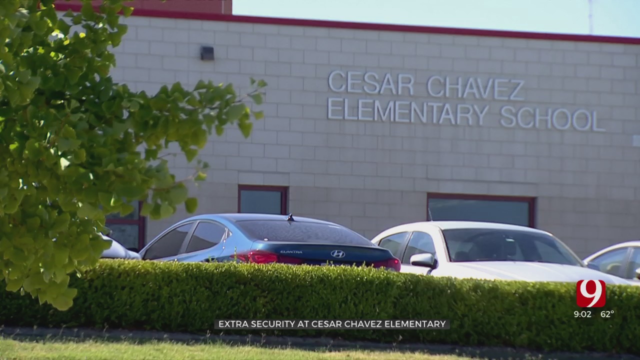Police Stationed At Cesar Chavez Elementary As A Precaution