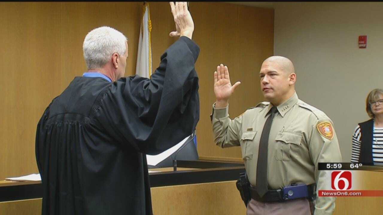 Vic Regalado Sworn In As Tulsa County Sheriff