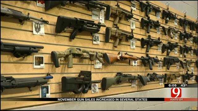 November Gun Sales Spike in Oklahoma