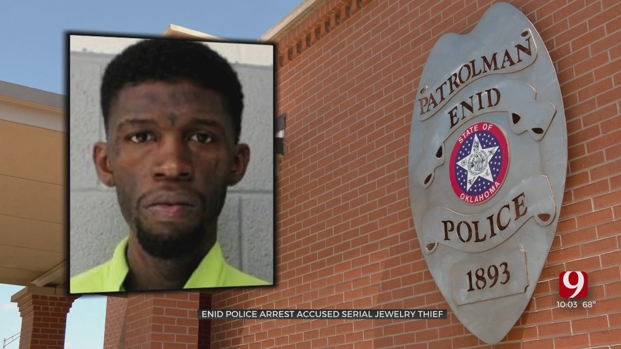 Enid Police Arrest Suspected Jewelry Thief Connected To 23 Robberies In Oklahoma, Texas  