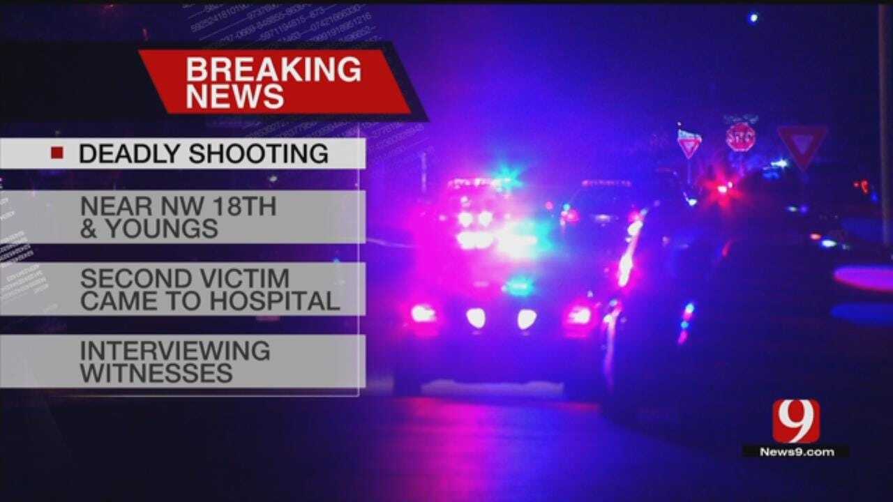 One Shot And Killed In NW OKC Neighborhood, Suspect At Large