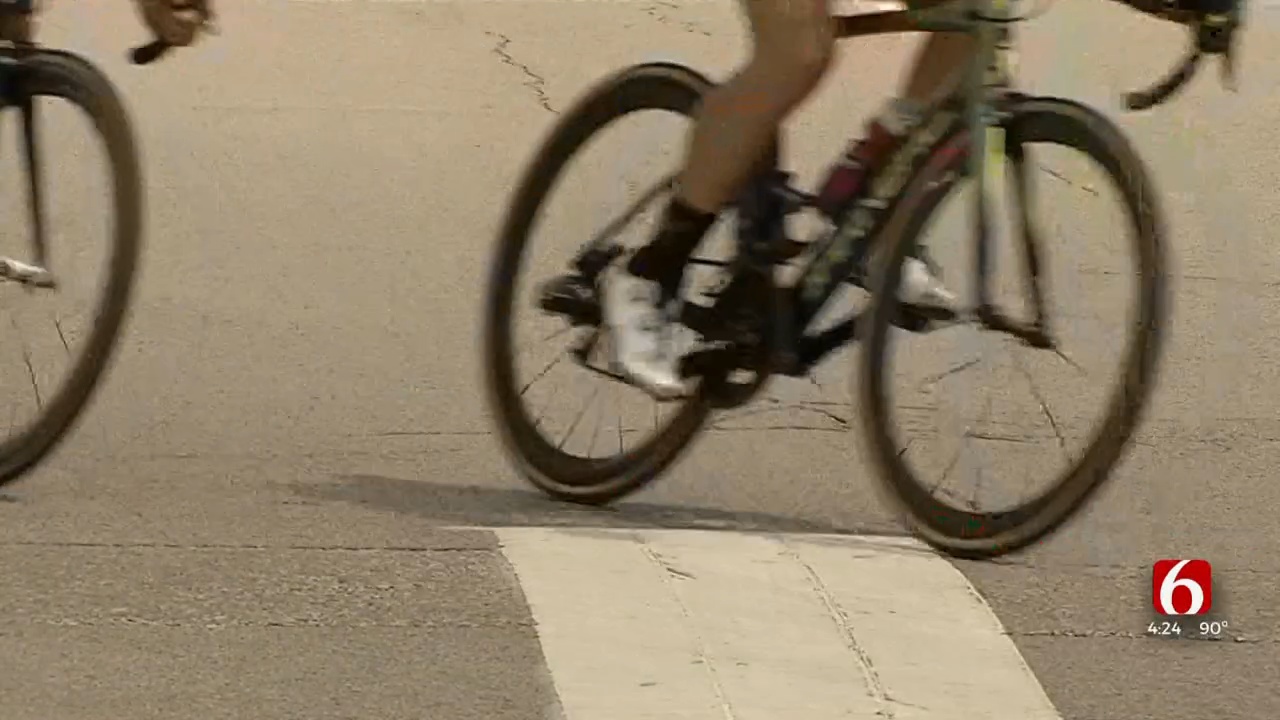 Cyclists Prepare For Saint Francis Tulsa Tough Competition