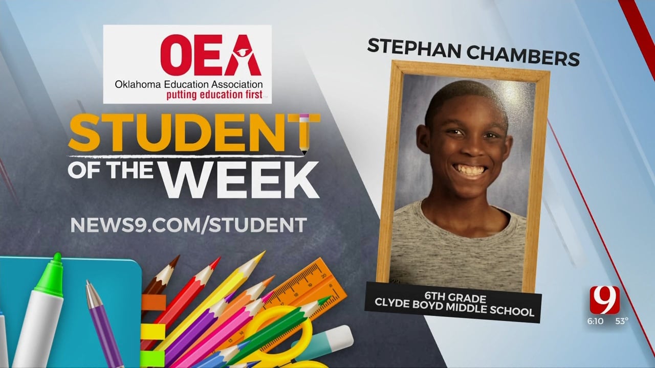 Student Of The Week: Stephan Chambers