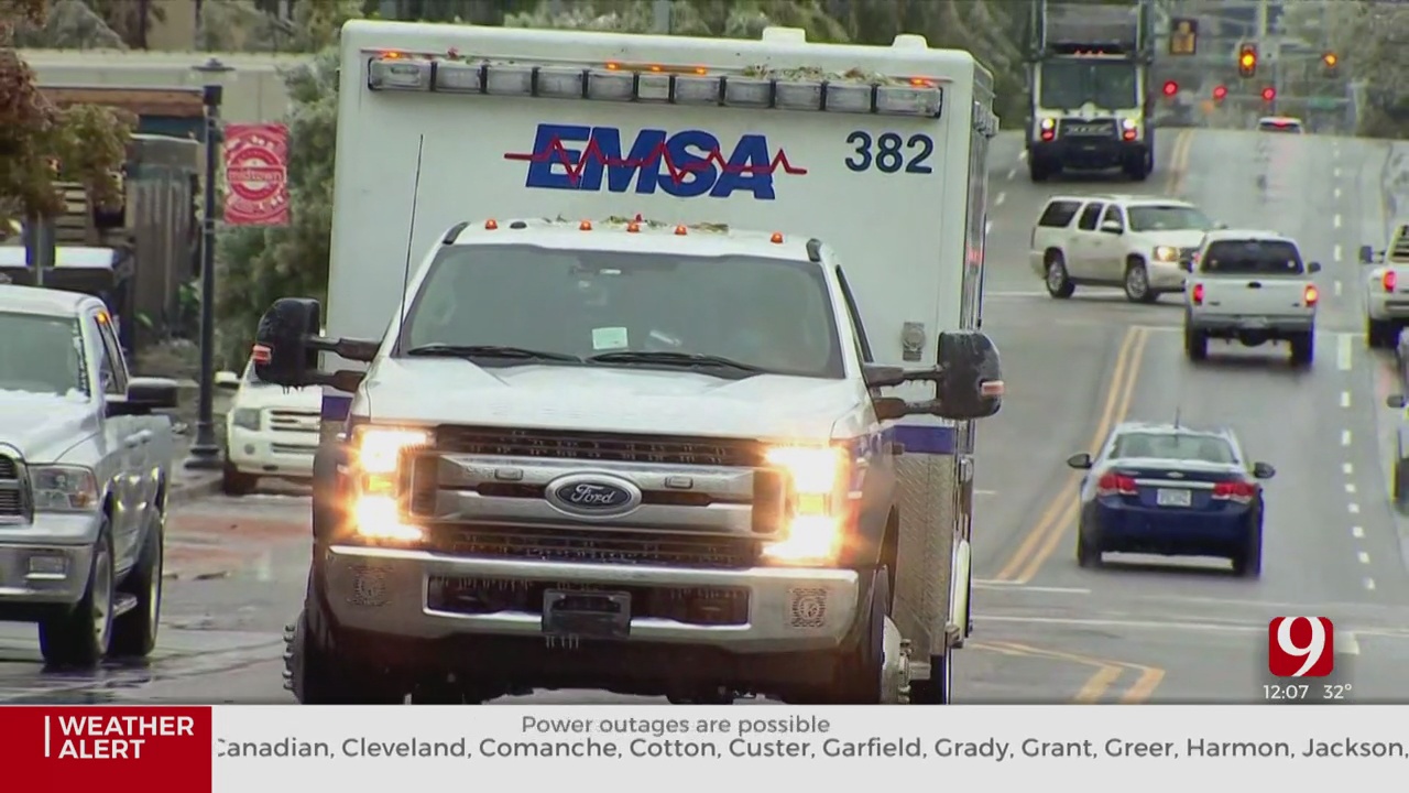 Icy Roads Mean A Busy Day For EMSA