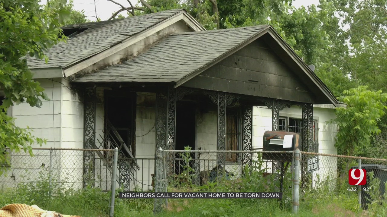Neighbors Call For SW OKC Vacant Home To Be Torn Down After 3rd Fire There