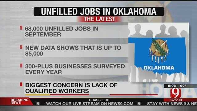 Tens Of Thousands Of Unfilled Jobs Shows Worsening Trend In Oklahoma