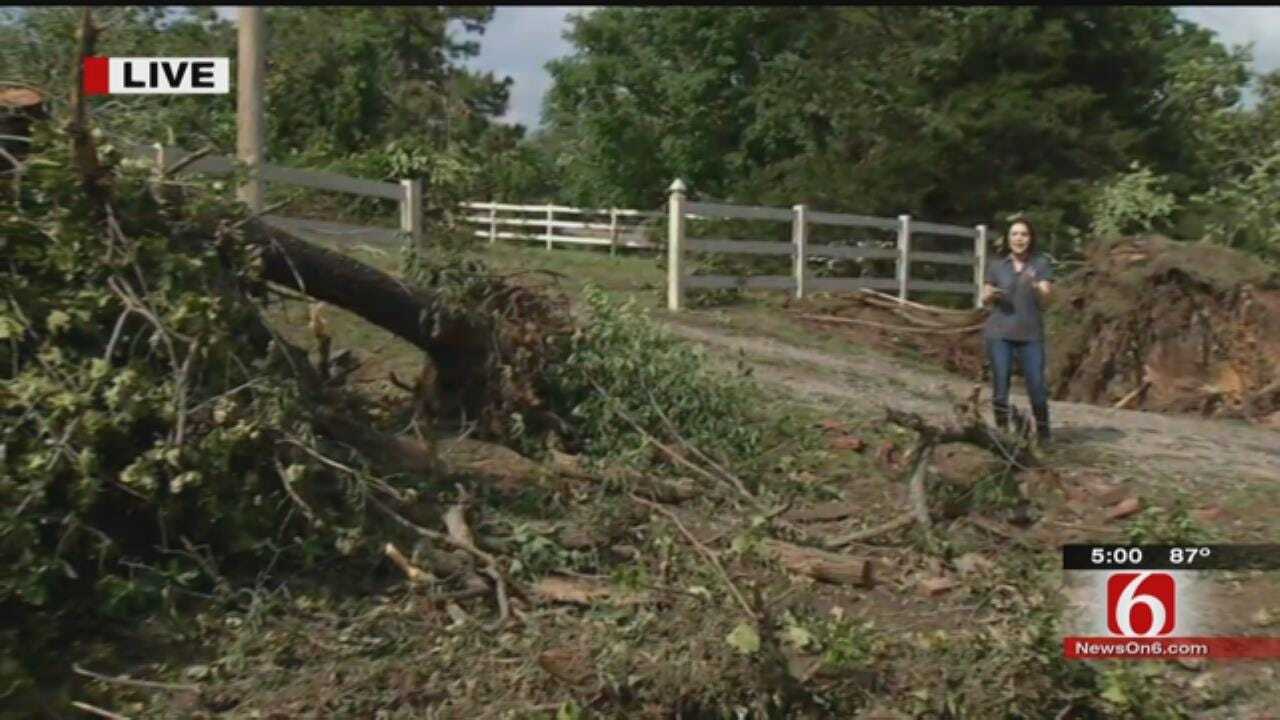 WEB EXTRA: Cleanup Begins In Bristow After Tornado Damage