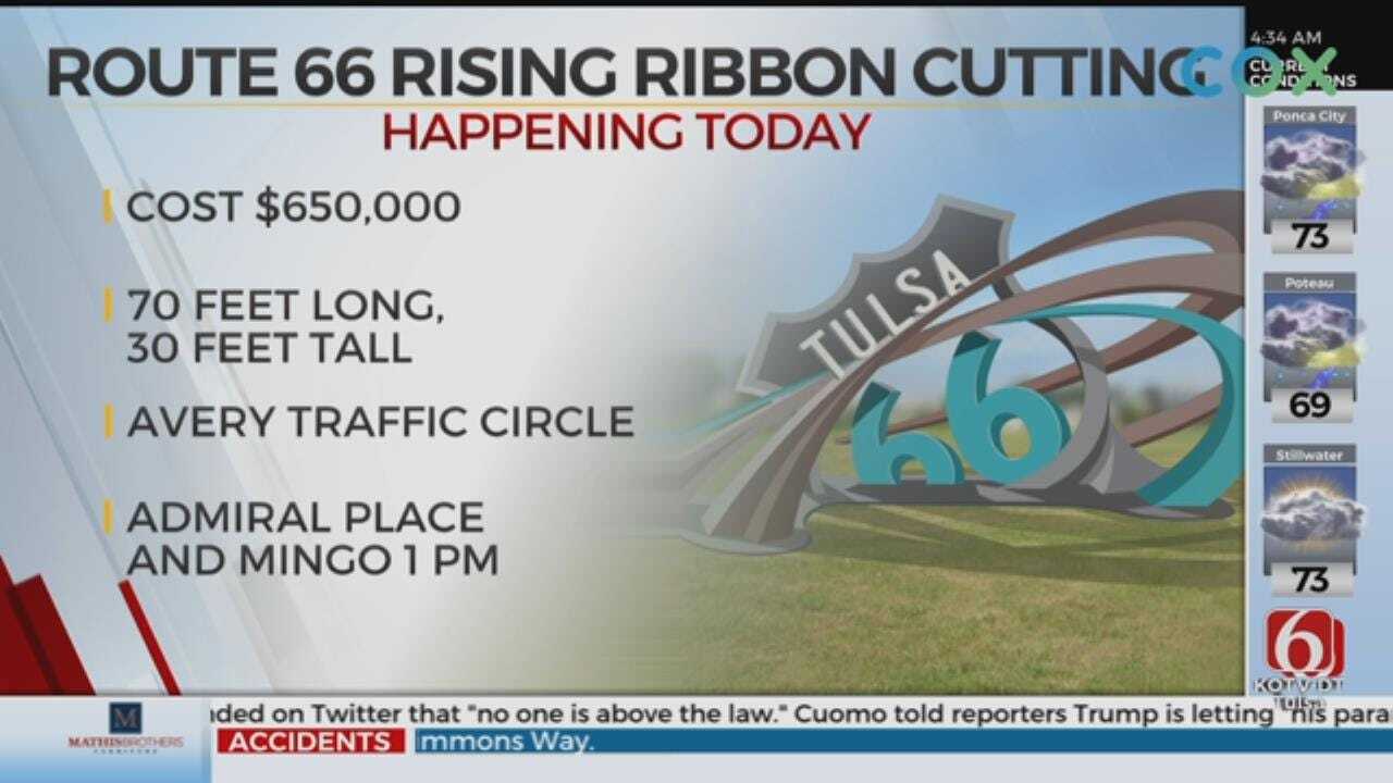 Ribbon-Cutting To Be Held For Route 66 Rising Sculpture