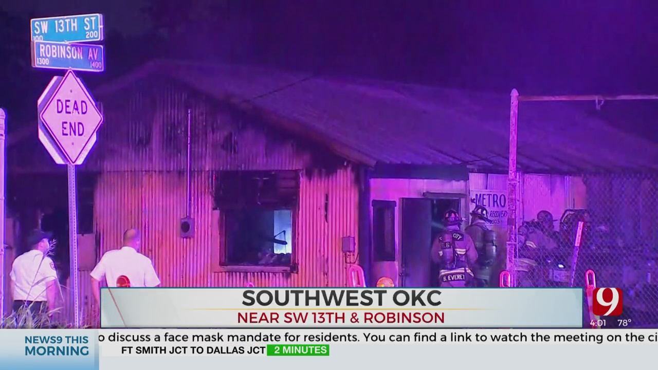 SW OKC Business Destroyed In Early Morning Fire 