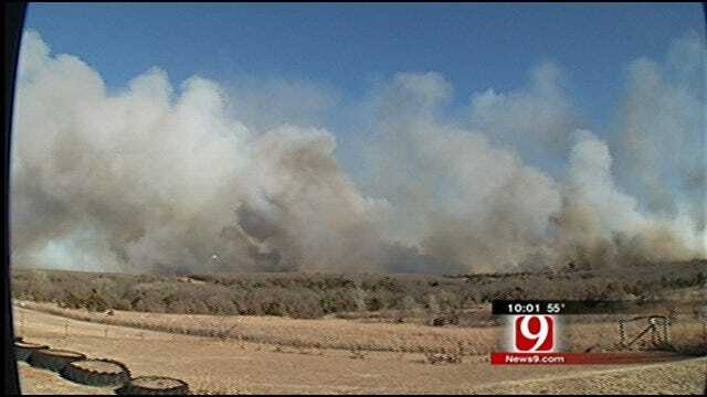 Logan County Grassfire Burns Thousands Of Acres