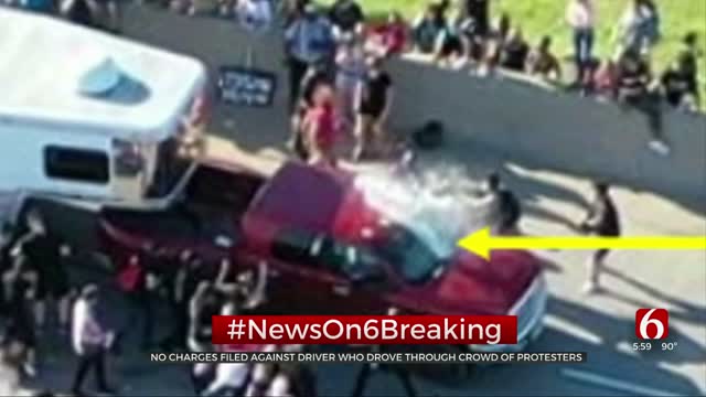 Tulsa Co. DA: No Charges Will Be Filed Against Man Who Drove Through Crowd On I-244