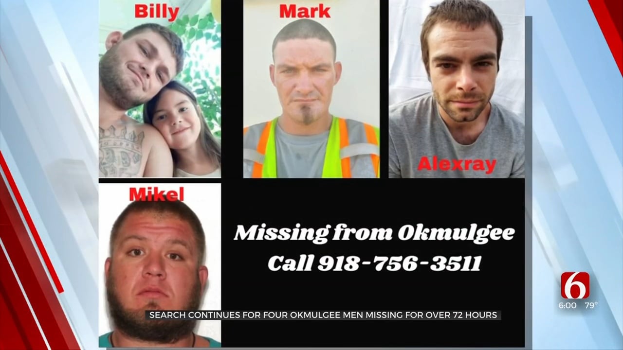 Families Desperate For Answers As Search Continues For 4 Missing Okmulgee Men