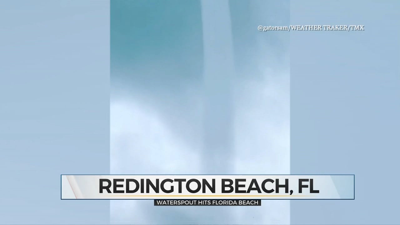 WATCH: Waterspout Reaches Shoreline Of Redington Beach