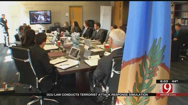 OCU Students Learn Homeland Security Law Through Mock Terrorist Attack