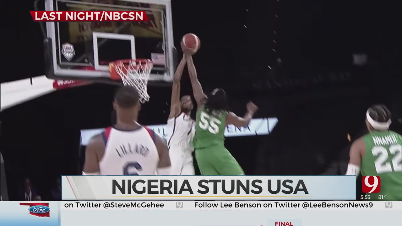 Team Nigeria Stuns Kevin Durant, Team USA In Exhibition Matchup
