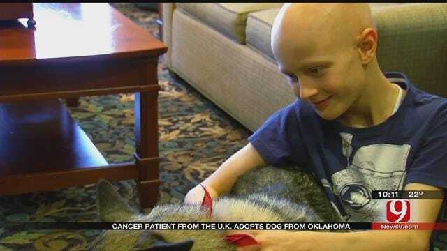 Young UK Cancer Patient Finishes Treatments In OKC, Adopts Dog