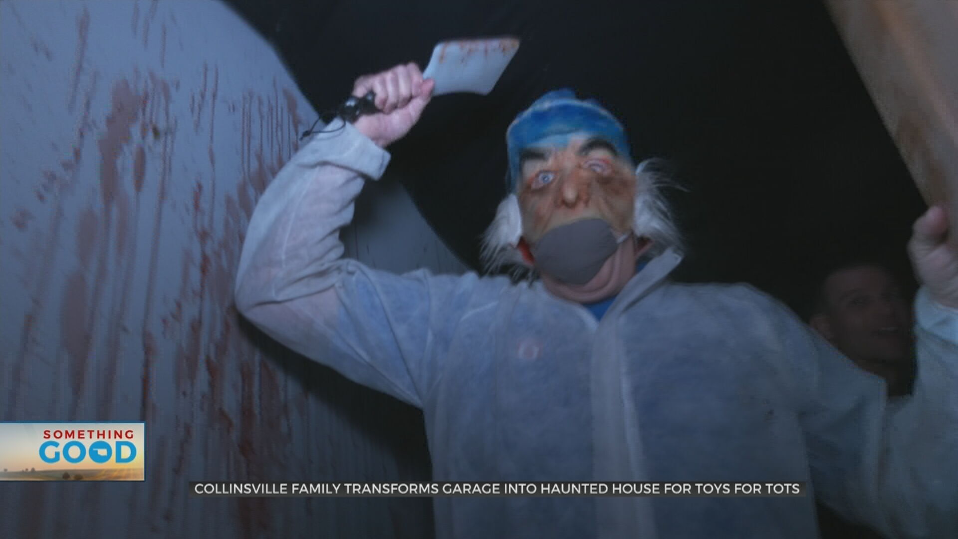 Collinsville Family Transforms Garage Into Haunted House For Toys For Tots 
