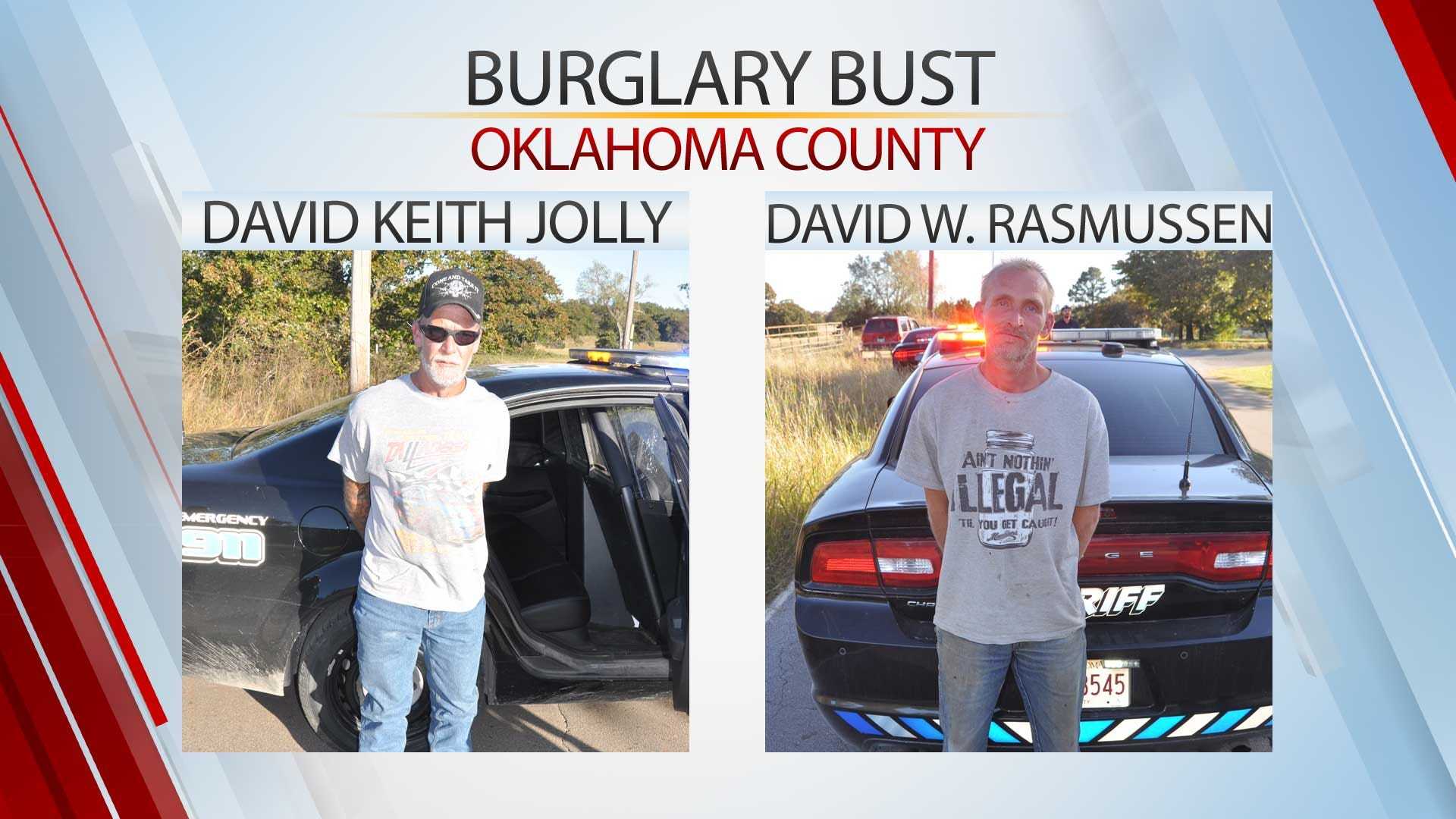 2 Arrested In Oklahoma County Burglary Bust