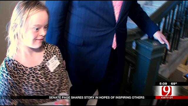 Senate Page Shares Story In Hopes Of Inspiring Others