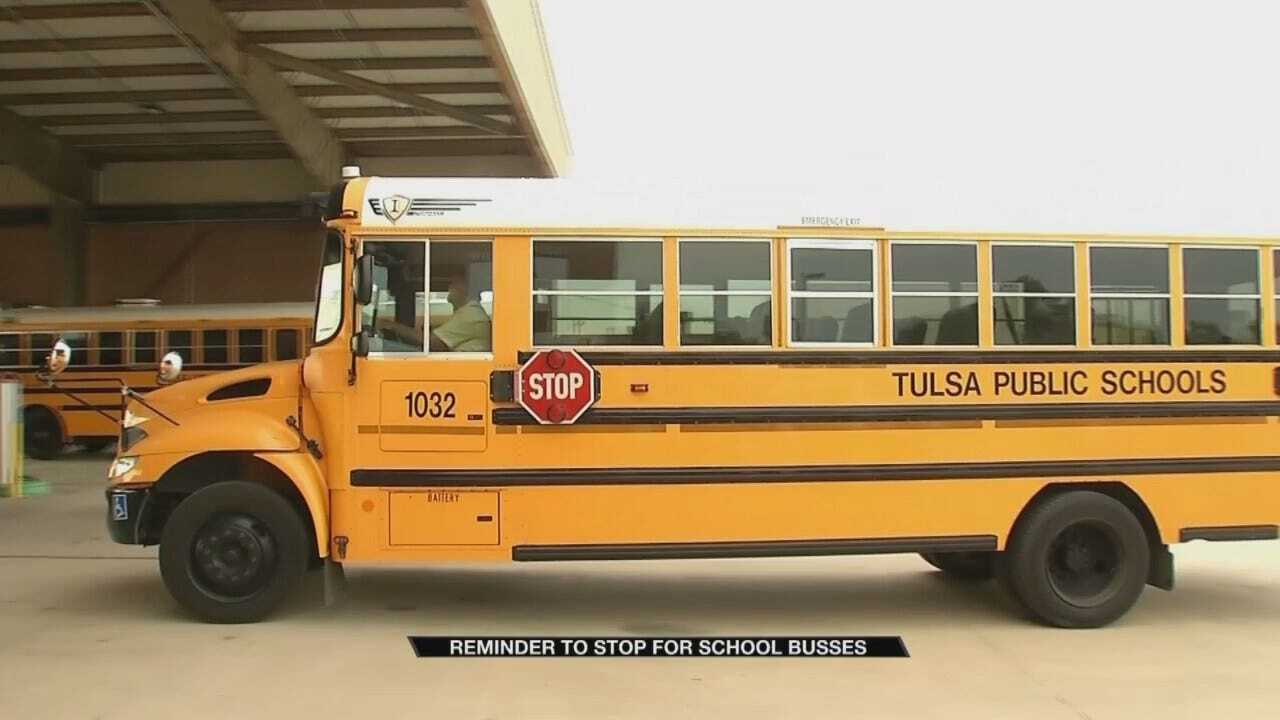 Tulsa Drivers Reminded To Stop For The Bus