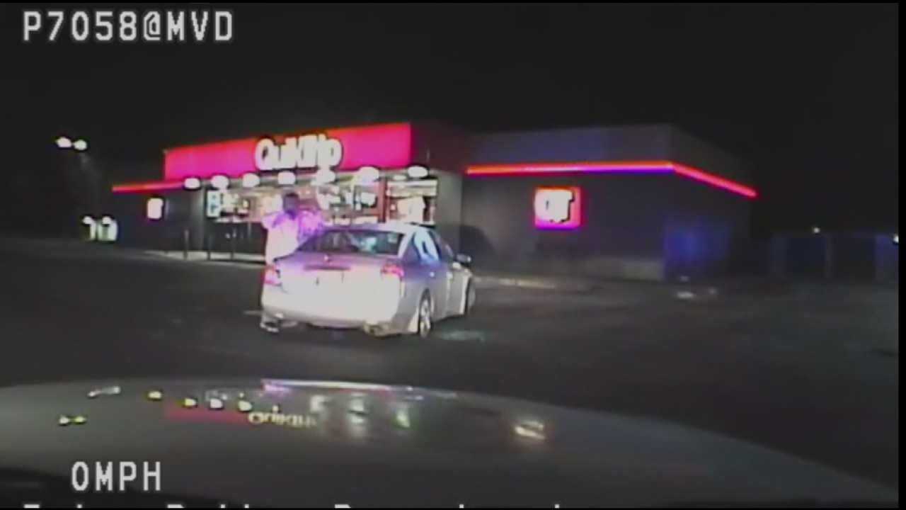 WEB EXTRA: Tulsa Police Chase Ends In QuikTrip Parking Lot, Part 2