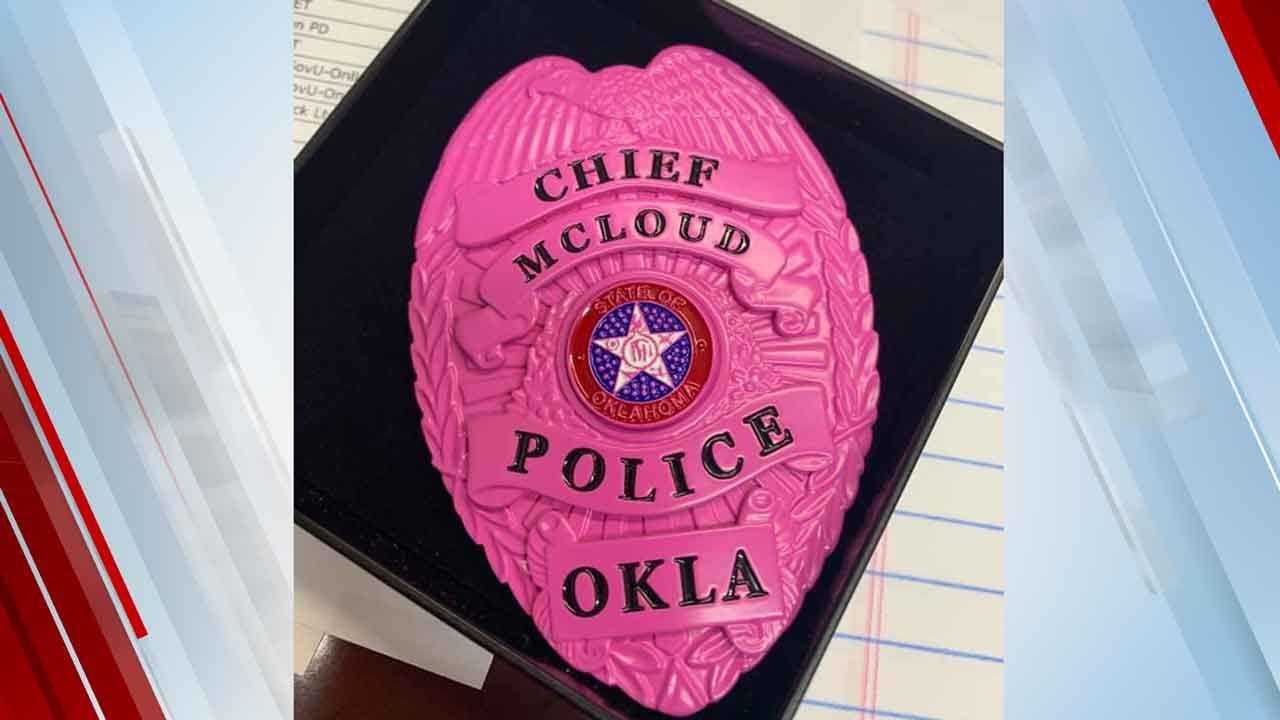 Oklahoma Police Department To Wear Pink Badges In Honor Of Breast Cancer Awareness Month