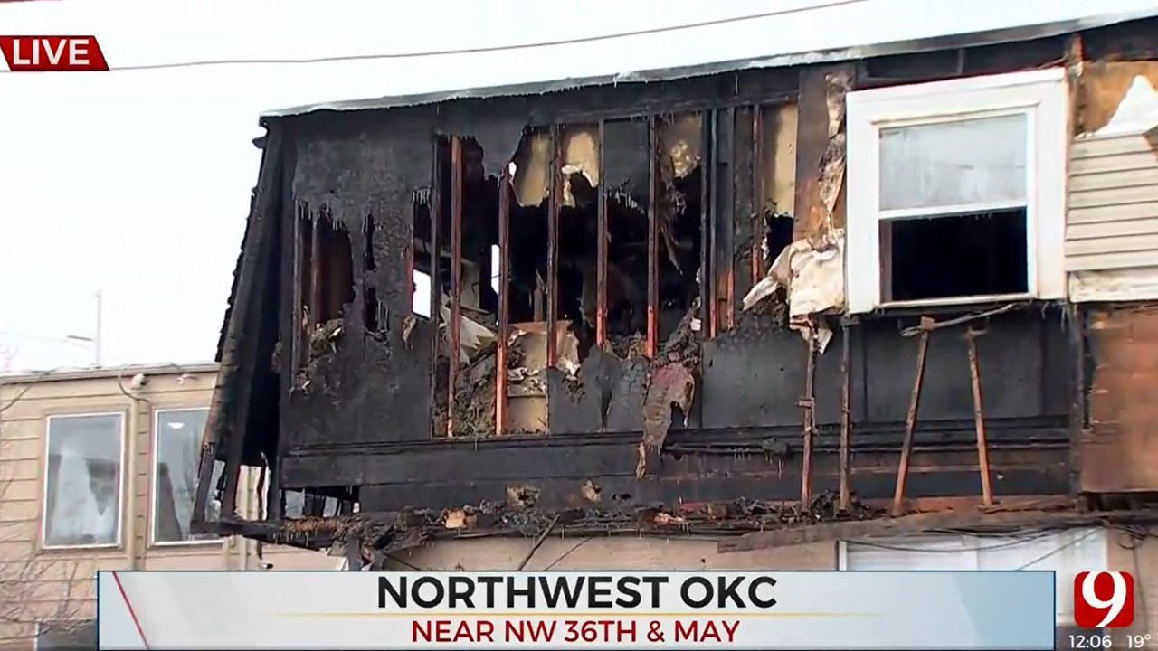 NW OKC Apartment Complex Damaged In Fire