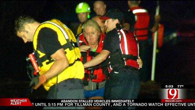 OKC Fire Crews Respond To 55 Water Rescues Over The Weekend