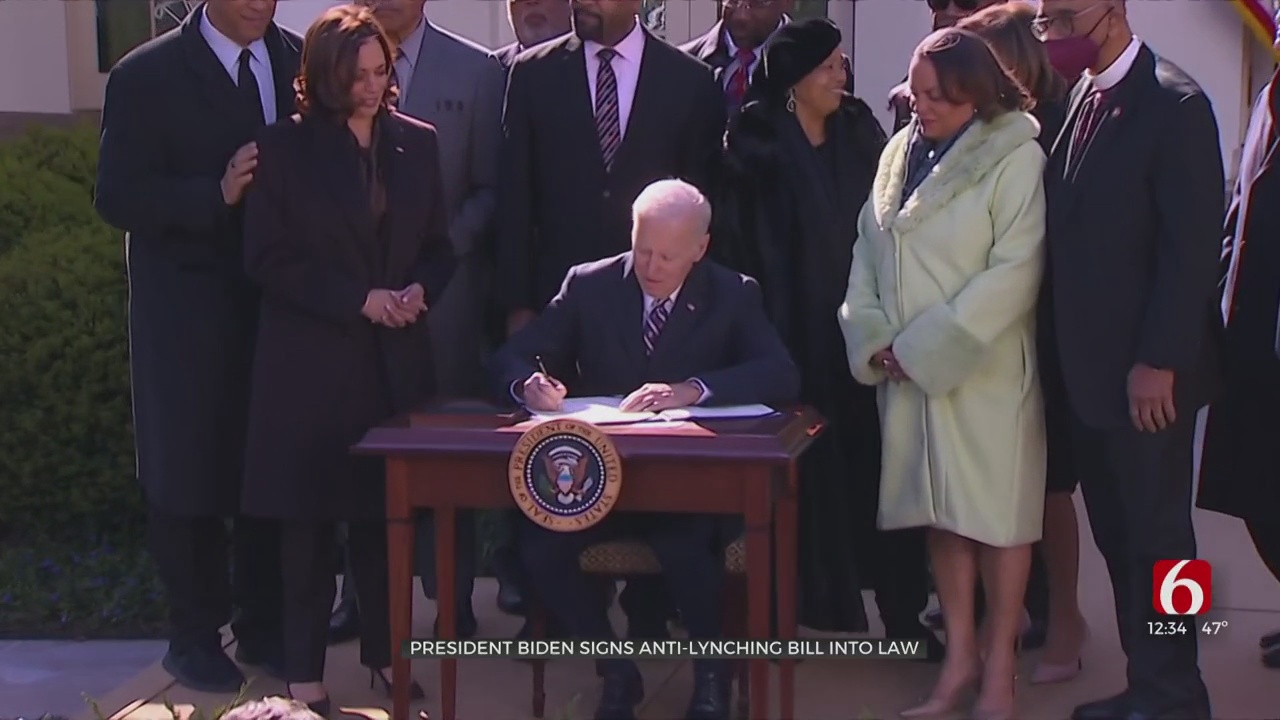 President Biden Signs Bill Making Lynching A Federal Hate Crime